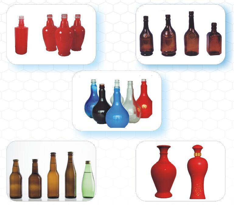 glass bottle painting production line